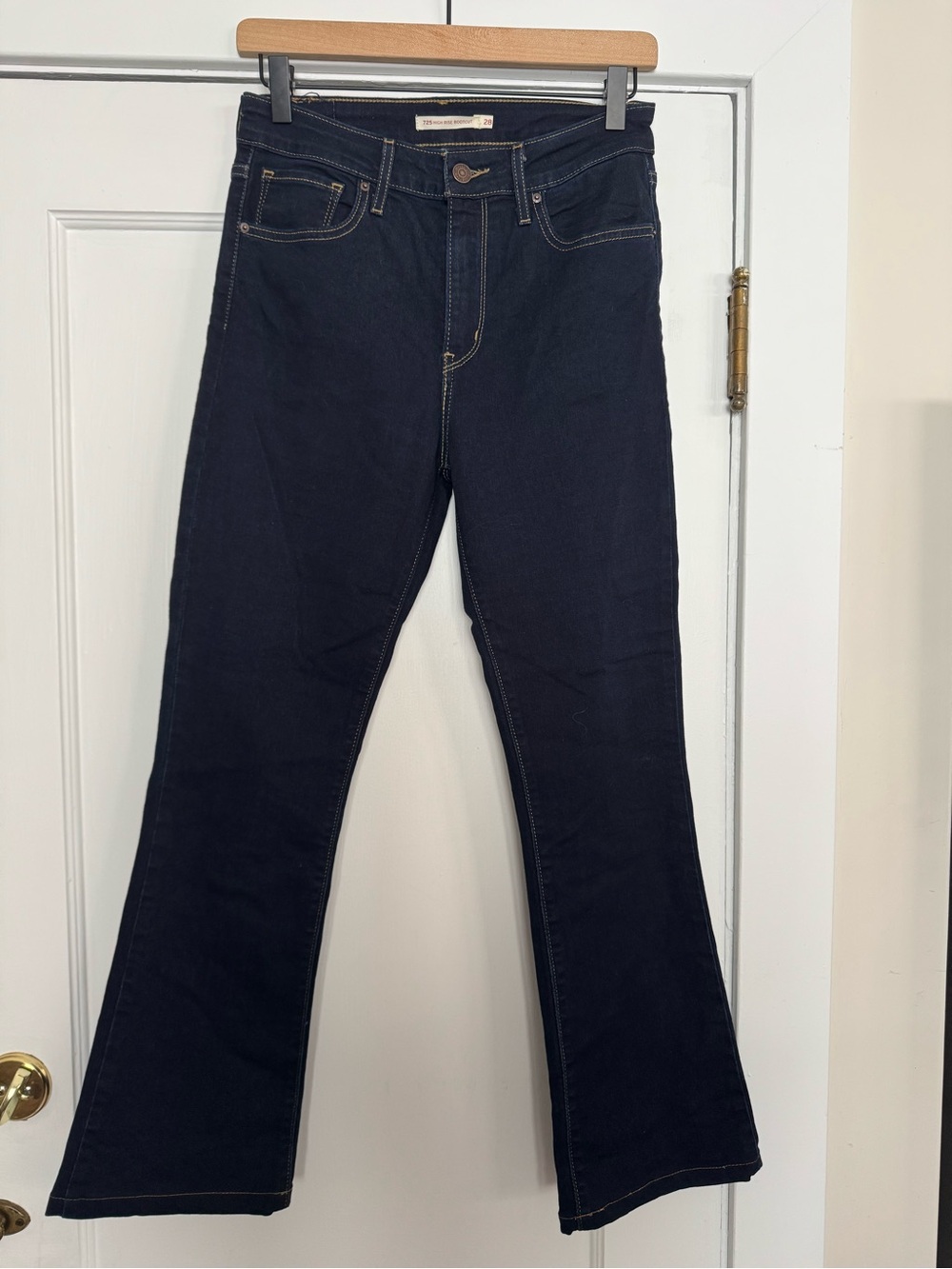 Levi's Dark Blue Flared Women's Jeans